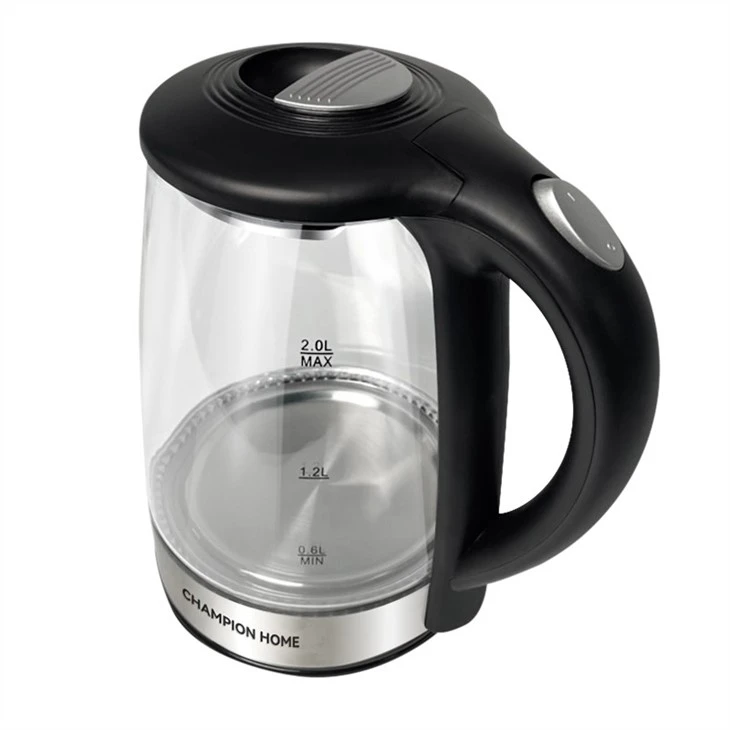 clear electric tea kettle