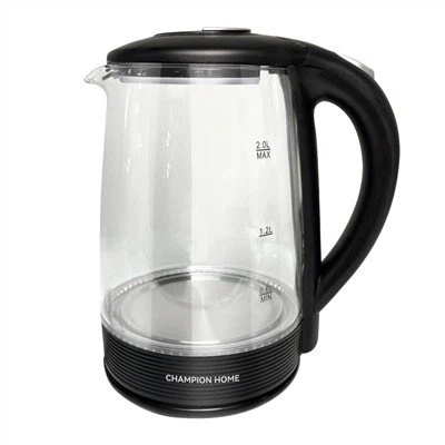 Vannkokende vannkoker i glass